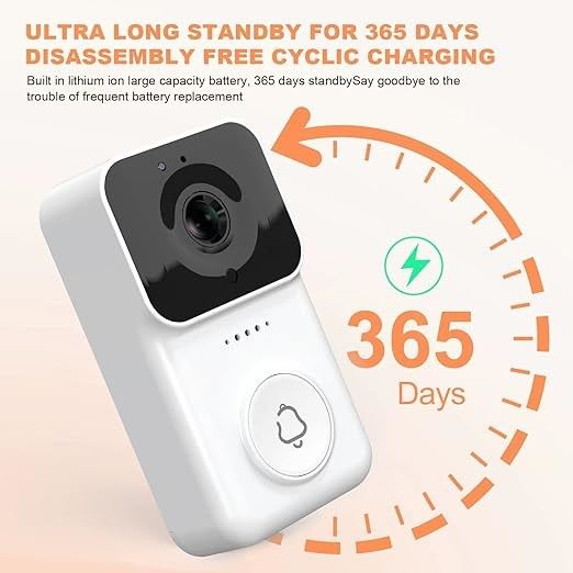 IP65 WLAN-Türklingelkamera mit 2-Wege-Audio-Vortür-Sicherheitskamera