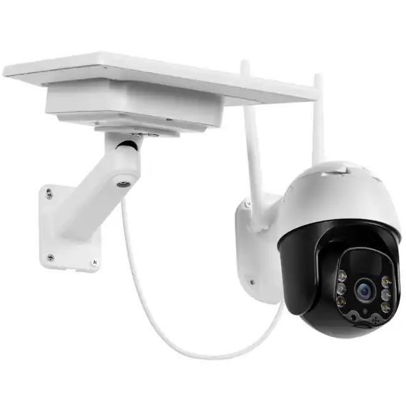 8W-Solarpanel CCTV-Kamera Full HD 1080P 4G Sim-Karte