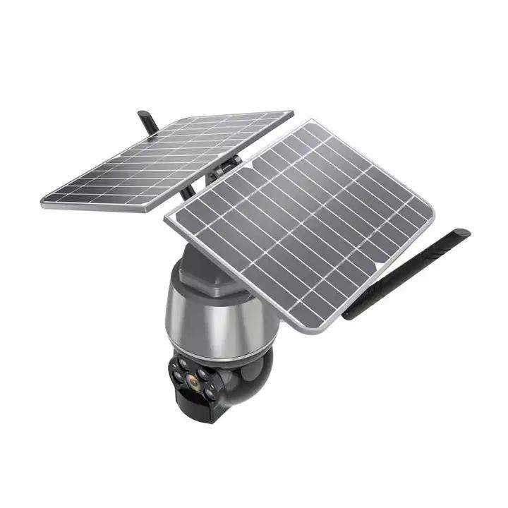 1080P 9600mAh Batterie WIFI Solarkamera LED Vollfarb Nachtsicht PTZ Zoom
