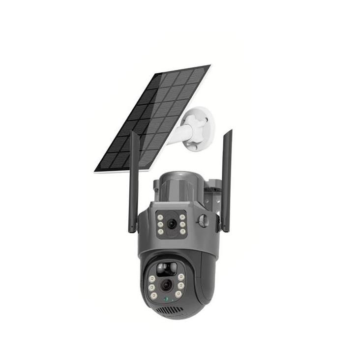 FCC OEM Solarbetriebene drahtlose Sicherheitskamera Outdoor Mobilfunk 4G LTE Netzwerk